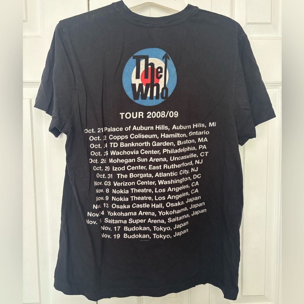The Who Maximum R&B Black Tour T-Shirt - Picture 4 of 6